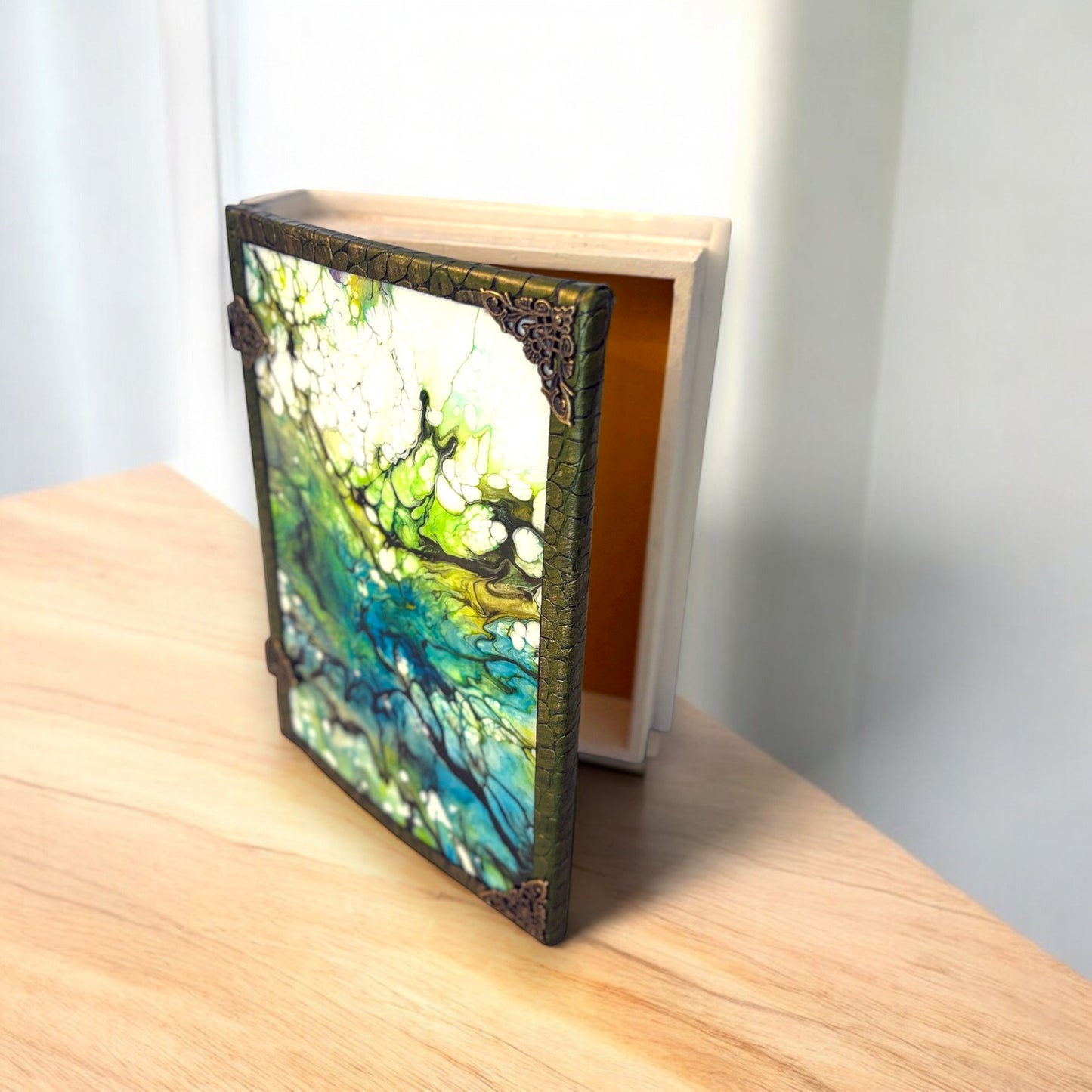 Bk-08 Wooden book box