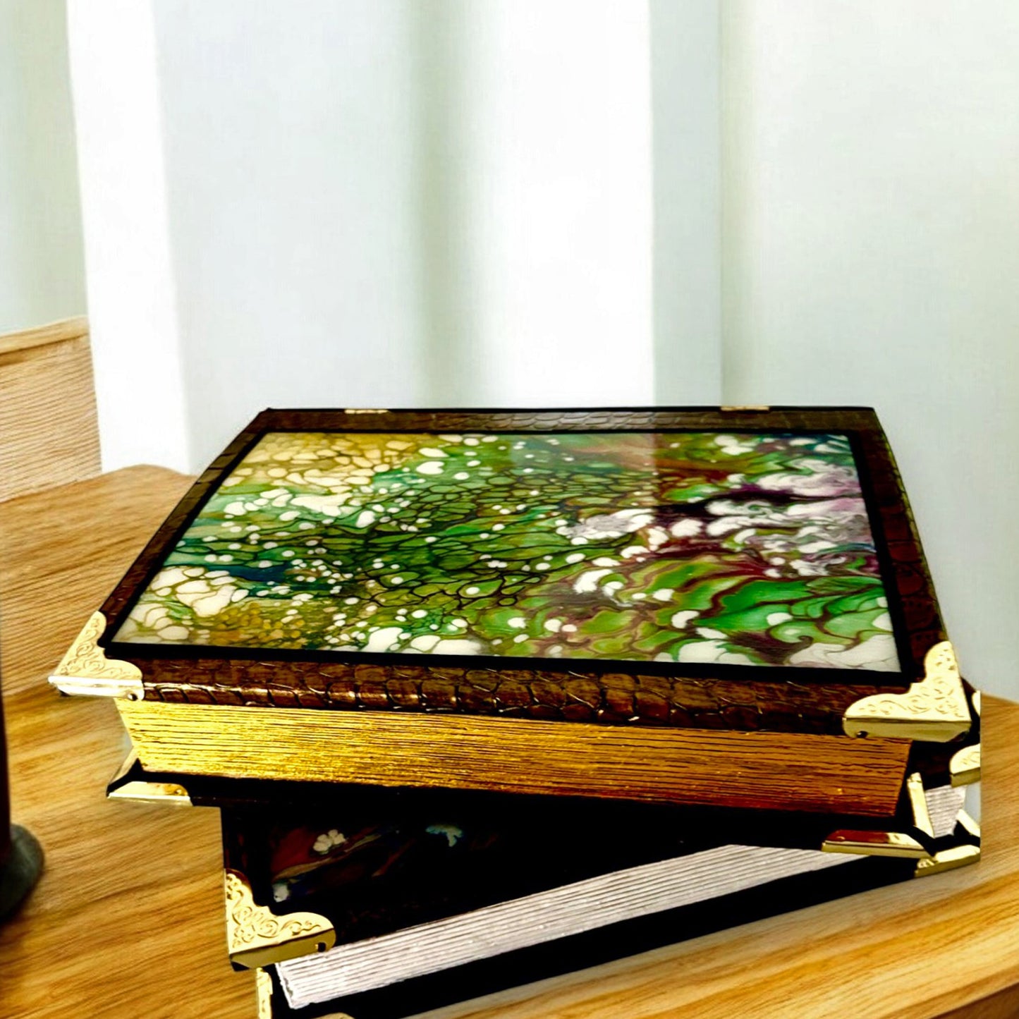 Bk-01 Wooden book box