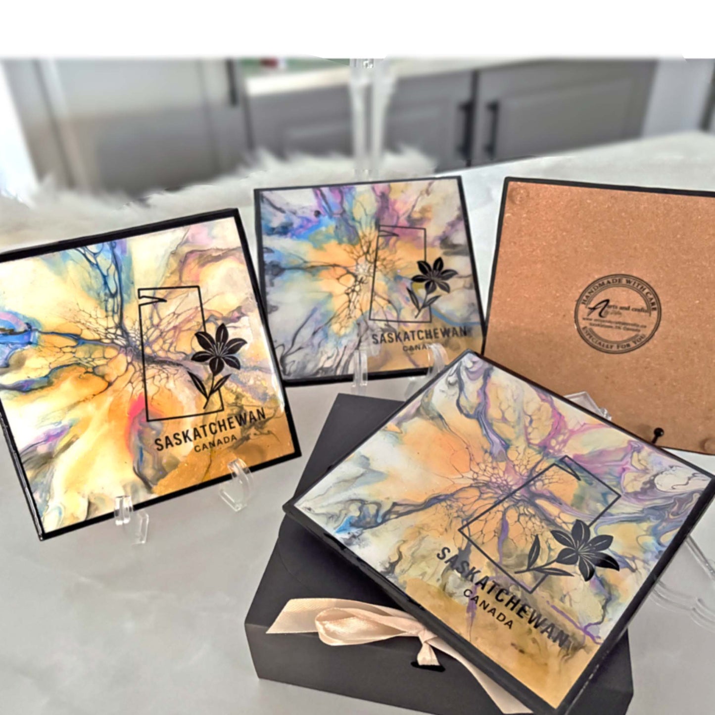 Ceramic coasters C-16