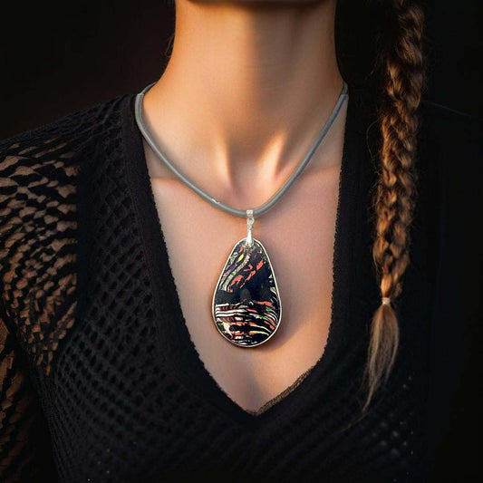 Naszyjnik choker ze słonecznikiem