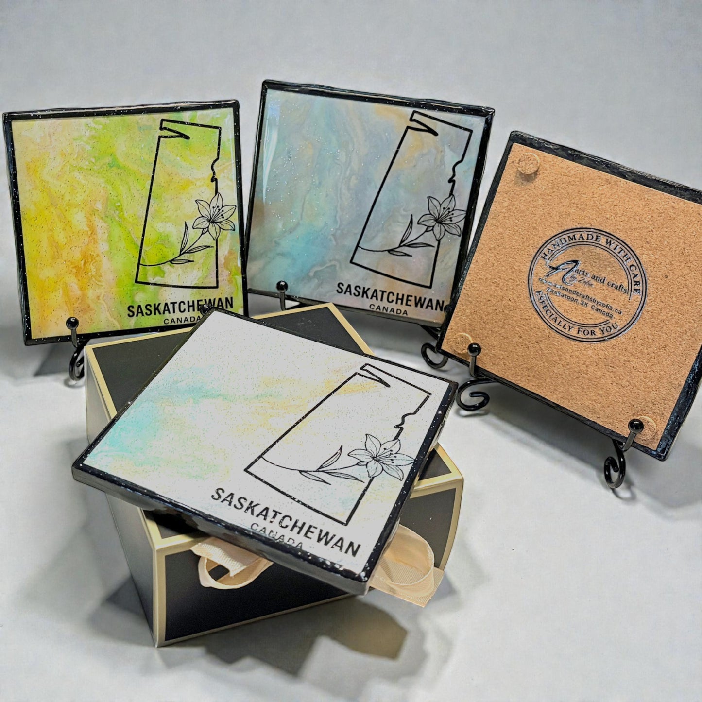 Ceramic coasters C-14