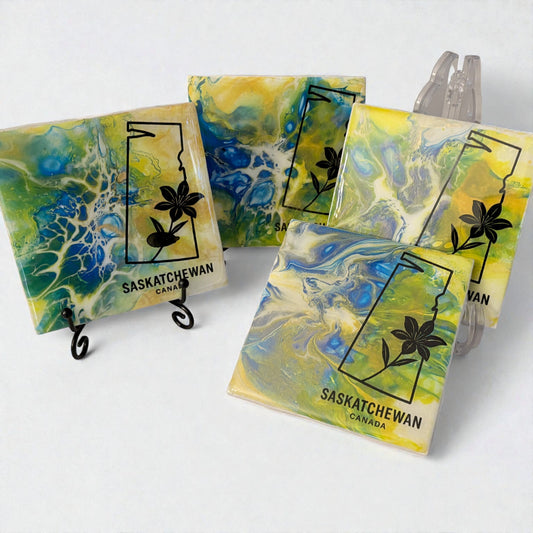 Ceramic coasters C-15