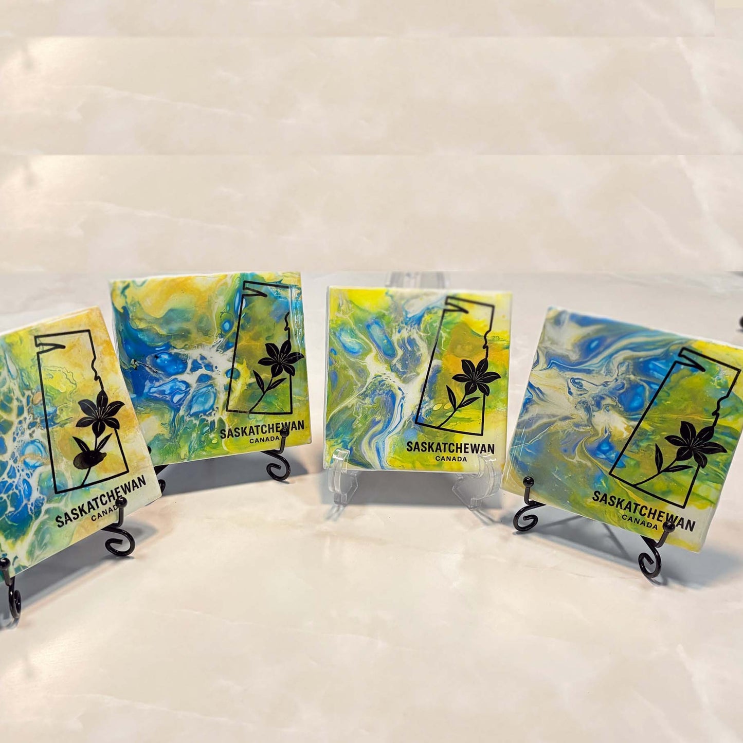 Ceramic coasters C-15