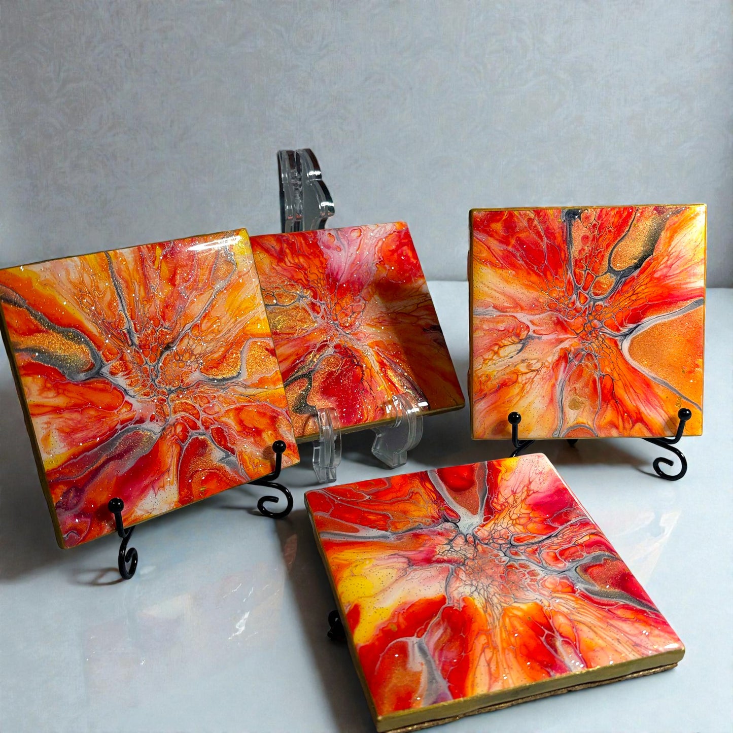 Ceramic coasters C-21