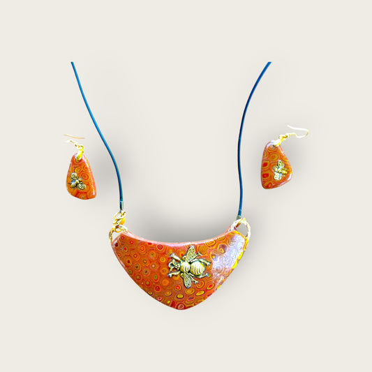 Naszyjnik Pszczoła - chocker