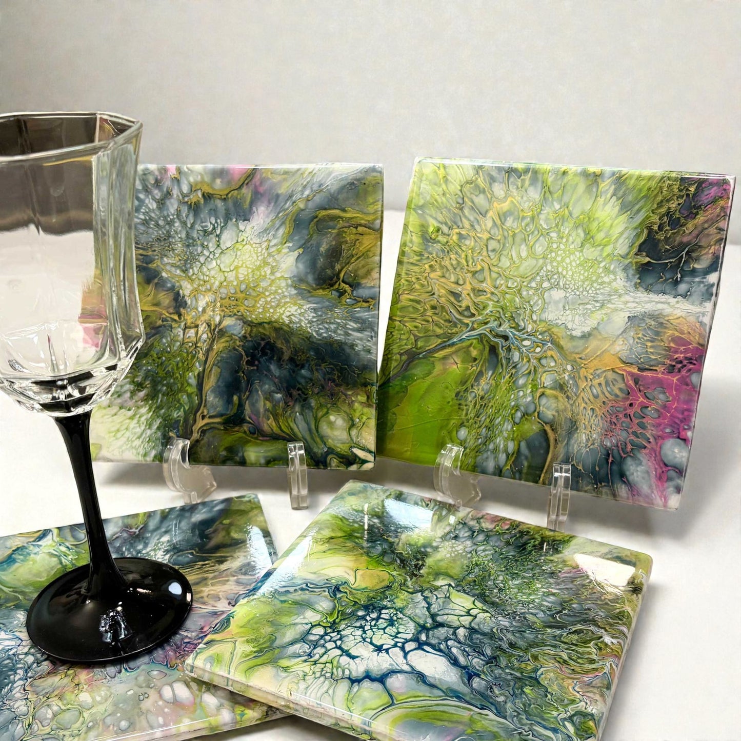 Ceramic coasters C-19